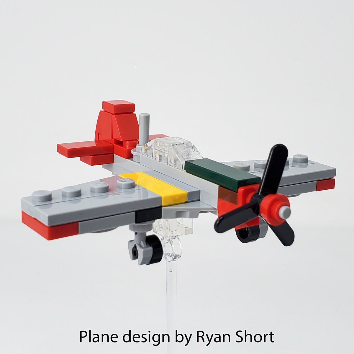 Mini Lego Fighter Plane RiceBlock Military F4U Plane Building Sets