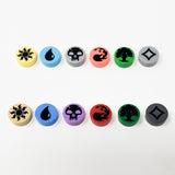 Magic Mana Collection 1x1 Round Tiles (Custom Pad Printed LEGO)