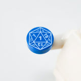 D20 1x1 Round Tile (Custom Pad Printed LEGO)