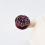 D20 1x1 Round Tile (Custom Pad Printed LEGO)