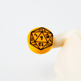 D20 1x1 Round Tile (Custom Pad Printed LEGO)