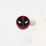 Deadpool 1x1 Round Tile (Custom Pad Printed LEGO)