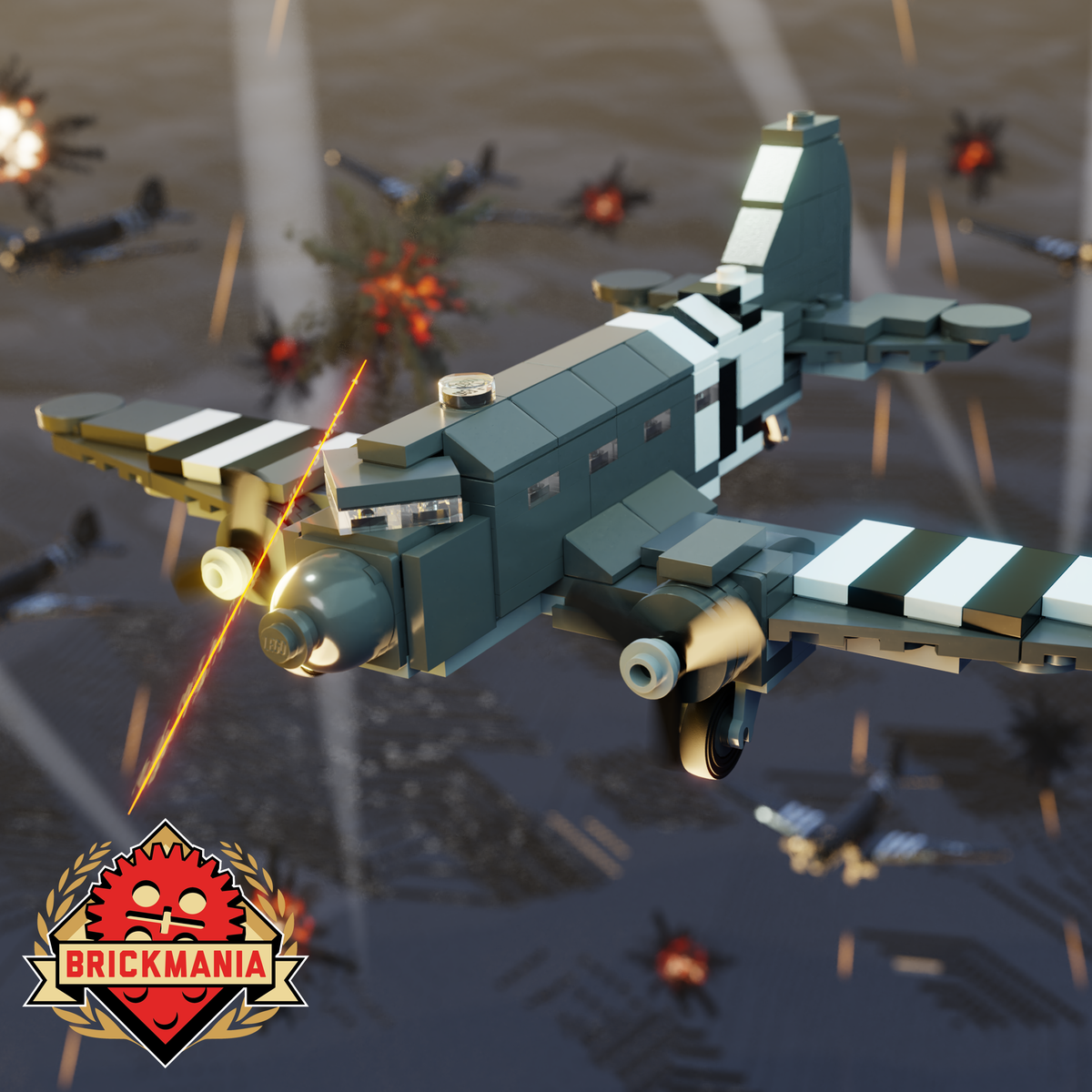 Brickmania Douglas C 47 Skytrain Brick Mini