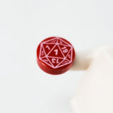 D20 1x1 Round Tile (Custom Pad Printed LEGO)