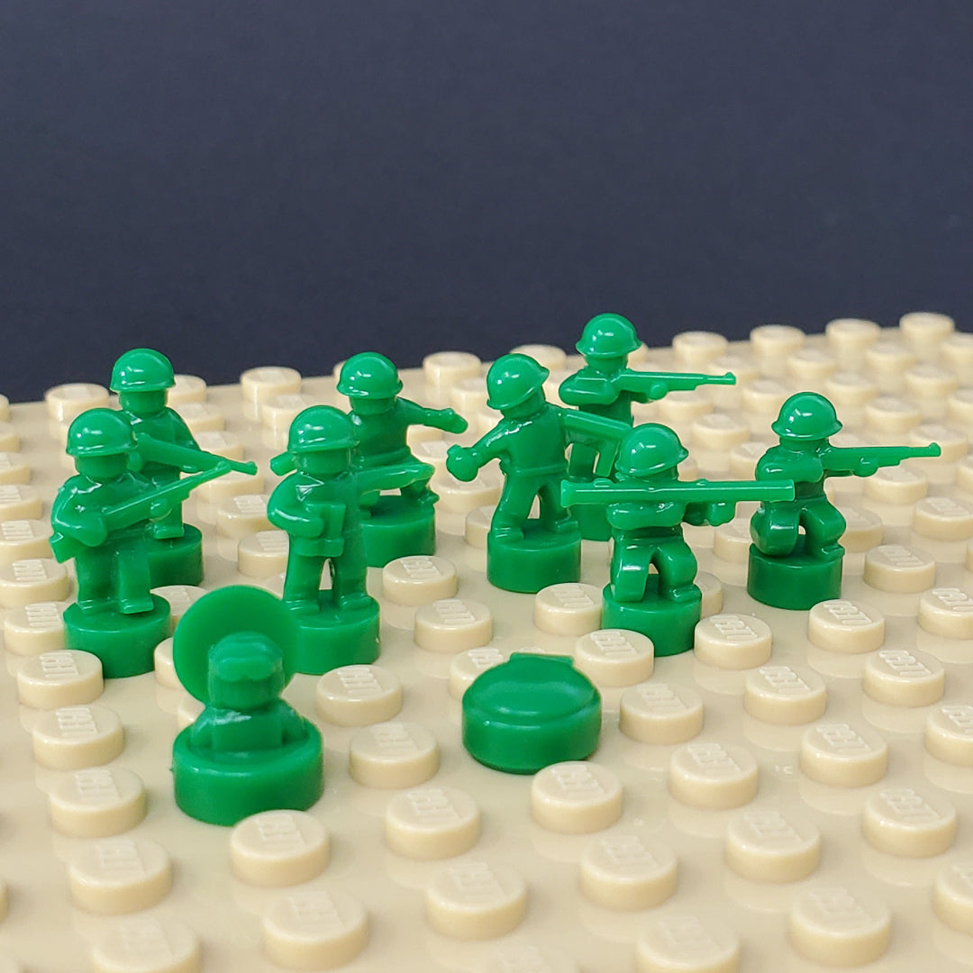 Løs flise Passende Nano Soldier Figures - Green – Brick Mini