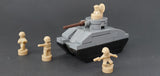 Nano Soldier Figures - Dark Tan
