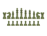 Chess Color Set - Olive Green