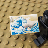Great Wave Poster 2x3 Tile (Custom Pad Printed LEGO)