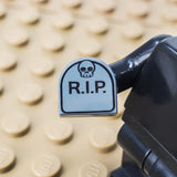 R.I.P. 1x1 Tile (Custom Pad Printed LEGO)