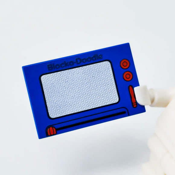 Brick-a-Doodle Drawing Tablet 2x3 Tile (Custom Pad Printed LEGO)