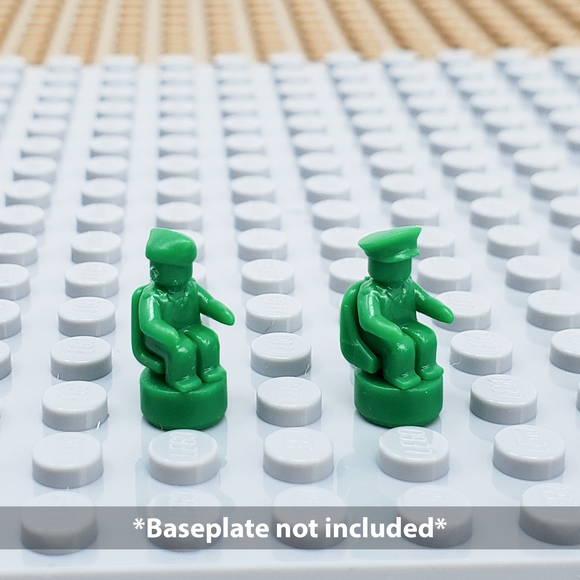 Nano Soldier Chair and Seated Figure Set
