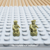 Nano Soldier Chair and Seated Figure Set