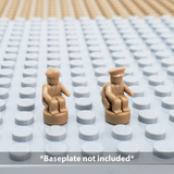 Nano Soldier Chair and Seated Figure Set