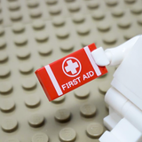 First Aid Kit 1x2 Tile (Custom Pad Printed LEGO)