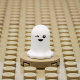 Ghost Brick (Individual) (Custom Pad Printed LEGO)