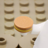 Cream-filled Cookie 1x1 Round Tile (Custom Pad Printed LEGO brick)