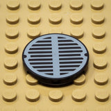Manhole Cover 3x3 Tile (Custom Pad Printed LEGO)