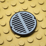 Manhole Cover 3x3 Tile (Custom Pad Printed LEGO)