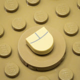 Retro Tan Computer (Custom Pad Printed LEGO)