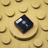 Retro Tan Computer (Custom Pad Printed LEGO)