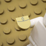 Retro Tan Computer (Custom Pad Printed LEGO)