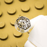 D20 1x1 Round Tile (Custom Pad Printed LEGO)