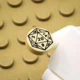 D20 1x1 Round Tile (Custom Pad Printed LEGO)