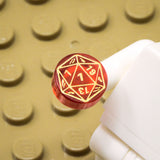 D20 1x1 Round Tile (Custom Pad Printed LEGO)
