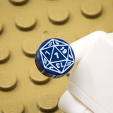 D20 1x1 Round Tile (Custom Pad Printed LEGO)