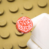 D20 1x1 Round Tile (Custom Pad Printed LEGO)