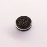 Cream-filled Cookie 1x1 Round Tile (Custom Pad Printed LEGO brick)
