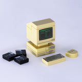 Retro Tan Computer (Custom Pad Printed LEGO)