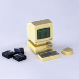 Retro Tan Computer (Custom Pad Printed LEGO)