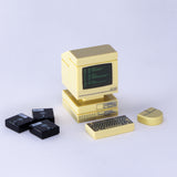 Retro Tan Computer (Custom Pad Printed LEGO)