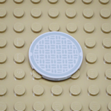 Manhole Cover 3x3 Tile (Custom Pad Printed LEGO)
