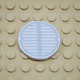 Manhole Cover 3x3 Tile (Custom Pad Printed LEGO)