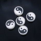 Yin Yang 1x1 Round Tile (Custom Pad Printed LEGO)