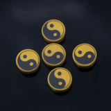 Yin Yang 1x1 Round Tile (Custom Pad Printed LEGO)