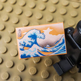 Great Wave Poster 2x3 Tile (Custom Pad Printed LEGO)