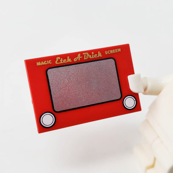Etch-a-Brick Drawing Tablet 2x3 Tile (Custom Pad Printed LEGO)