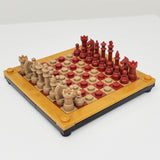 Complete Chess Set with Standard Board and Brick Separator