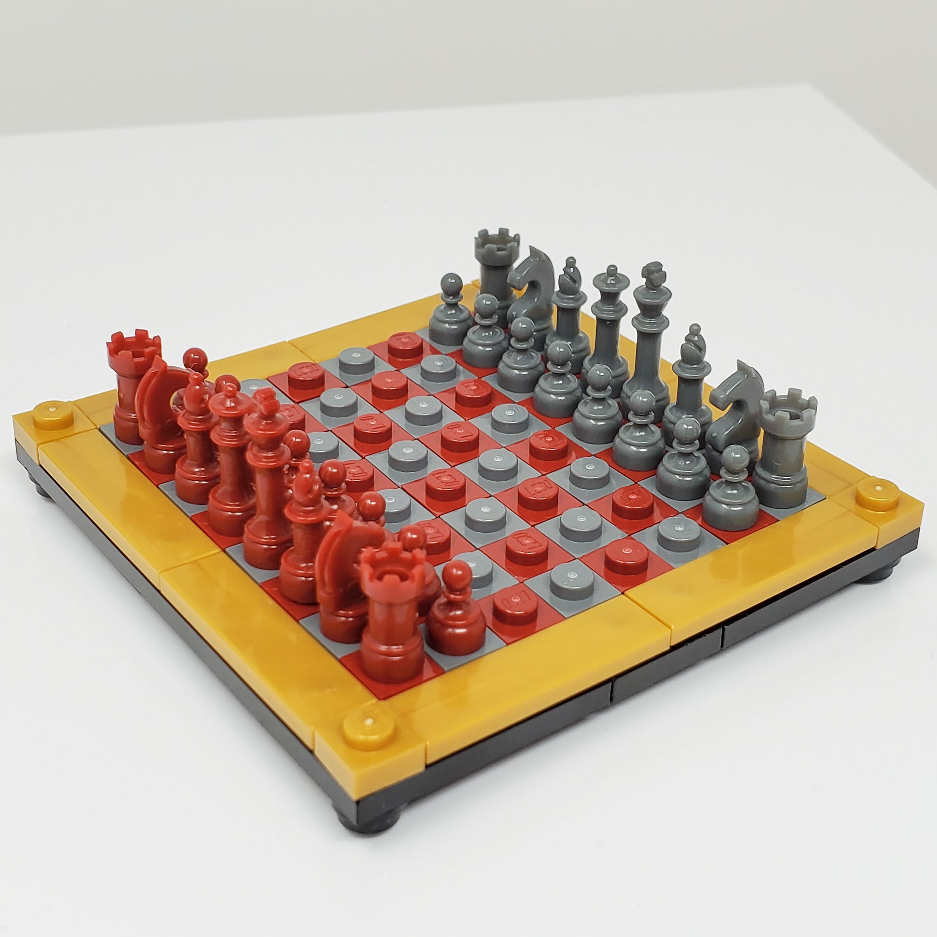 Chess Bricks Complete Chess Set with Standard Board – Brick Mini