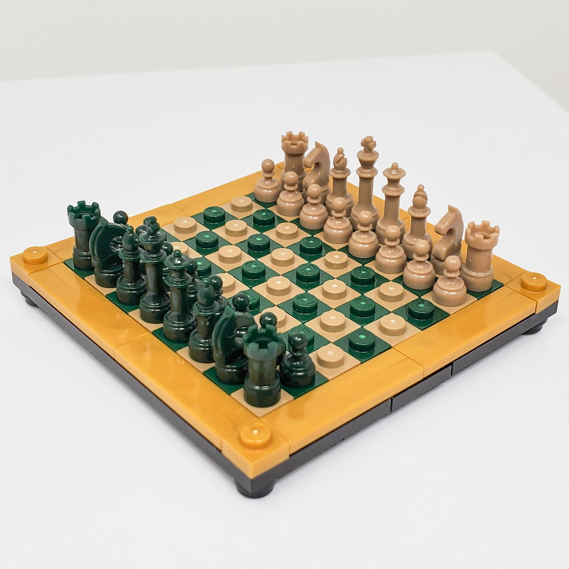 Chess Bricks Complete Chess Set with Standard Board – Brick Mini