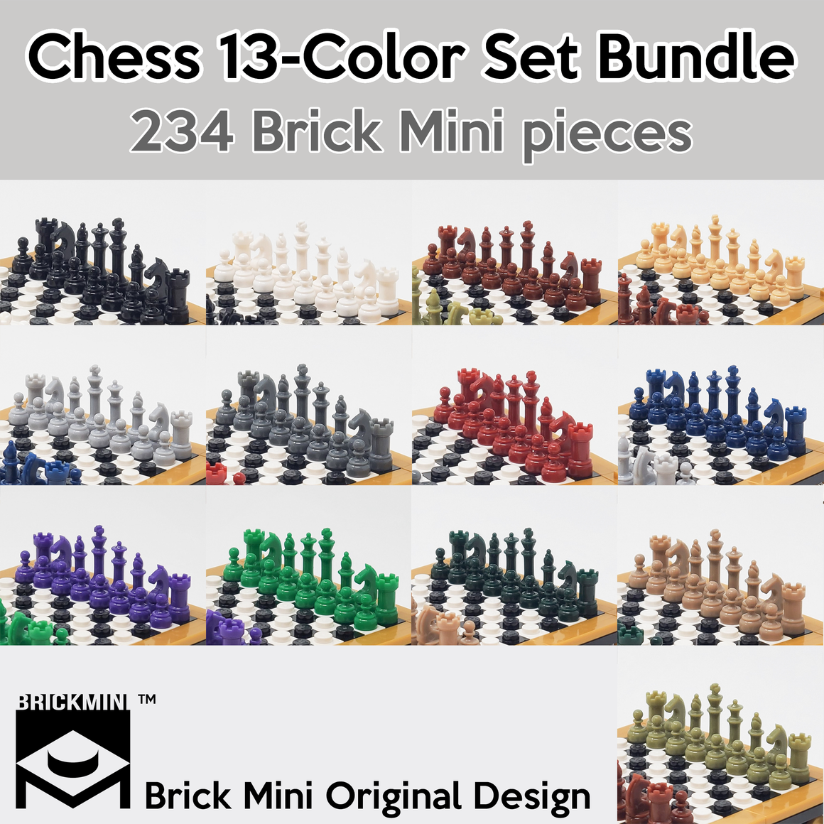 Chess Bricks Brick Mini - mini bricks with big design! Now selling Nano Soldiers!